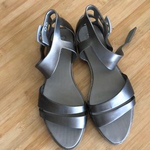 Silver Melissa sandals